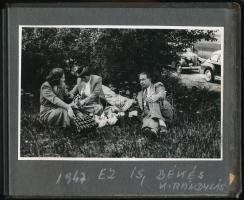 1948 Dinnyés Lajos (1901-1961) kisgazda politikus, miniszterelnök feleségének, Hegedűs Katalinnak és...