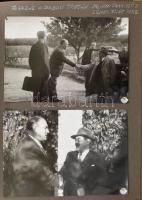 1947-1948 Dinnyés Lajos (1901-1961) kisgazda politikus, miniszterelnök fotóalbuma, benne Károlyi Mih...