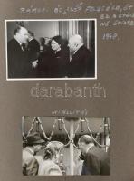1947-1948 Dinnyés Lajos (1901-1961) kisgazda politikus, miniszterelnök fotóalbuma, benne Károlyi Mih...