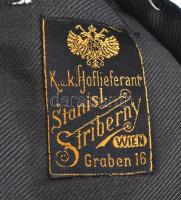 cca 1900 Terjékfalvi Parcher Félix (1876-1933) diplomata, követ diplomata kabátja. Aranysújtásos szö...