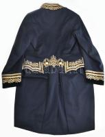 cca 1900 Terjékfalvi Parcher Félix (1876-1933) diplomata, követ diplomata kabátja. Aranysújtásos szö...