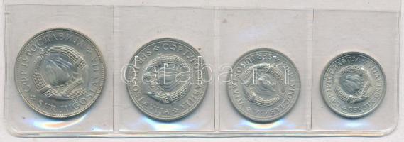 Jugoszlávia 1970-1976. 1D alpakka "FAO" + 2D alpakka "FAO" + 5D alpakka "FA...