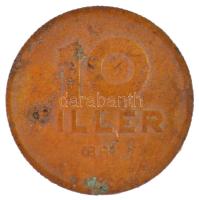 1947. 10f Cu-Al "citromsárga" T:2- patina
Adamo F3