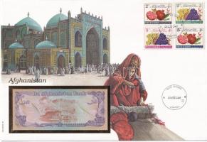 Afganisztán 1979. 20A felbélyegzett borítékban, bélyegzéssel T:I Afghanistan 1979. 20 Afghanis in envelope with stamp and cancellation C:UNC
