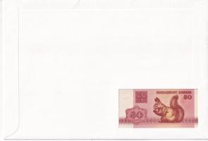 Fehéroroszország 1992. 50k felbélyegzett borítékban, bélyegzéssel T:I Belarus 1992. 50 Kopek in enve...