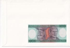 Brazília 1984. 200C borítékban, alkalmi bélyeggel és alkalmi bélyegzéssel T:I Brasil 1984. 200 Cruze...