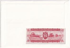 Guyana 1983. 1$ felbélyegzett borítékban, bélyegzéssel T:1 Guyana 1983. 1 Dollar in envelope with st...