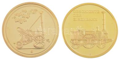 Németország 1991. "Adler 1835" kétoldalas bronz emlékérem (2xklf) (30mm) T:PP
Germany 199...