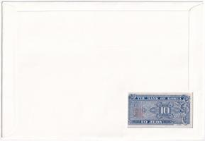 Dél-Korea 1962. 10J felbélyegzett borítékban, bélyegzéssel T:I South Korea 1962. 10 Jeon in envelope...