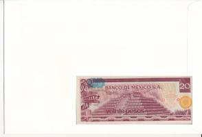 Mexikó 1977. 20P felbélyegzett borítékban, bélyegzéssel T:I Mexico 1977. 20 Pesos in envelope with s...