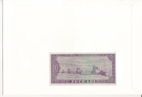 Románia 1966. 10L felbélyegzett borítékban, bélyegzéssel T:I Romania 1966. 10 Lei in envelope with s...
