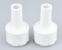 Rosenthal fehér mázas porcelán váza pár. Jelzett, hibátlan 11 cm