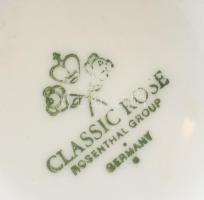 Rosenthal fehér mázas porcelán váza pár. Jelzett, hibátlan 11 cm