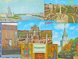 Kb. 100 db MODERN külföldi város képeslap / Cca. 100 modern town-view postcards from all over the world