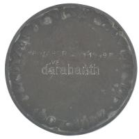 1947. "Kehrling Béla / Magyar Tenisz Szövetség - 1907-1947" fém emlékérem, hátoldalán &quo...