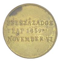 1859. "Scitovszky János Bíbornok Prímás Esztergomi Érsek / Félszázados pap 1859. november 6.&qu...