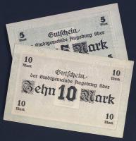 Német Birodalom/Császárság/Augsburg 1918.10.15. 5M, 10M T:I,I-