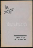 1926 A Neptun Budapesti Evezős Egylet évi jelentése. 38 p képekkel