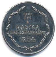 1874-1974. Száz éve a magyar híradástechnikáért / BHG Budapest kétoldalas fém emlékérem (40mm) T:1-
