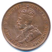 Ausztrália 1935. 1p bronz V. György T:2,2- karc Australia 1935. 1 Penny bronze George V C:XF,VF scratch Krause KM#23