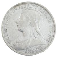 Nagy-Britannia 1893. 1C Ag "Viktória" T:3 patina, ph, karc
Great Britain 1893. 1 Crown Ag...