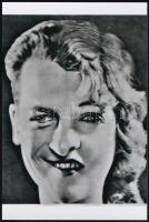 cca 1938 A Színházi Élet című magazin kedvelt képrejtvénye volt a kor híres férfi és női színészei arcának összemásolása, 1 db modern nagyítás, 15x10 cm