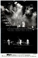 cca 1986 Queen együttes Budapesten, 3 db produkciós filmfotó + 2 db korábbi felvétel, összesen 5 db ...