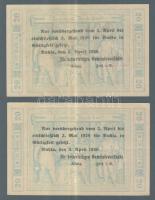 Német Birodalom/Weimari Köztársaság/Ruhla 1918.11.20. 20M (2x) T:II