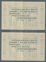 Német Birodalom/Weimari Köztársaság/Ruhla 1918.11.20. 20M (2x) T:II