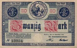 Német Birodalom/Weimari Köztársaság/Ruhla 1918.11.20. 20M (30x) T:II