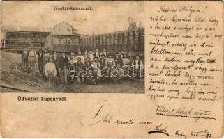 1906 Lupény, Lupeni; Koaksz kemencék, kokszgyár / coke works, factory, furnaces (fa)