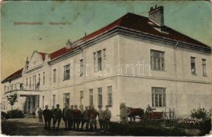 Bánffyhunyad, Huedin; Kolozs vármegyei kórház, katonák. Diamantstein Nándor kiadása / hospital, K.u.K. soldiers (EB)