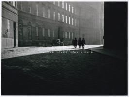cca 1952 Budapest, Vadas Ernő (1899-1962) budapesti fotóművész és fotóriporter hagyatékából mai nagyítás (Ellenfényben), jelzés nélkül, 17,7x23,8 cm