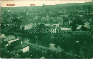 1911 Kolozsvár, Cluj; látkép. Újhelyi és Boros kiadása / riverside (EK)