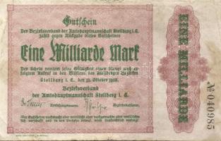 Német Birodalom/Weimari Köztársaság/Stollberg 1923.10.12. 1000.000.000M (16x) T:III