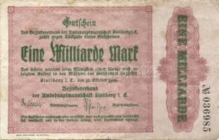 Német Birodalom/Weimari Köztársaság/Stollberg 1923.10.12. 1000.000.000M (16x) T:III