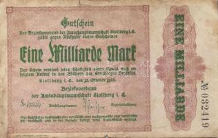 Német Birodalom/Weimari Köztársaság/Stollberg 1923.10.12. 1000.000.000M (16x) T:III