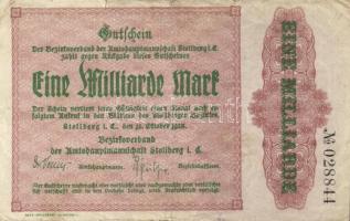 Német Birodalom/Weimari Köztársaság/Stollberg 1923.10.12. 1000.000.000M T:III