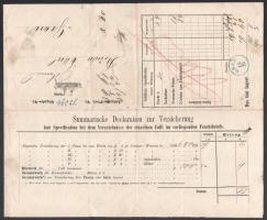 1862 Esztergom-Pest DDSG (Első Dunagőzhajózási Tárasaság) fuvarlevél / DDSG bill of freight