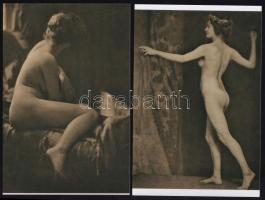 cca 1920 Pécsi József ,,Der Akt című mappájából két felvétel modern nagyítása, 15x10 cm