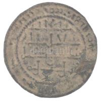 1172-1196. Rézpénz Cu III. Béla (1,42g) T:2- patina Hungary 1172-1196. Copper Coin Cu Béla III (1,42g) C:VF patina Huszár: 73., Unger I.: 115.