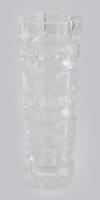 Cristal dArques francia kristály váza, jelzett, hibátlan, m: 22 cm