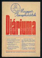 1938 Magyar Könyvbarátok Diáriuma. VIII. évf. 1-8. sz., teljes évfolyam