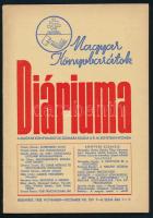 1938 Magyar Könyvbarátok Diáriuma. VIII. évf. 1-8. sz., teljes évfolyam