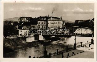 Nagyvárad, Oradea; Kőröspart, híd / Cris riverside, bridge