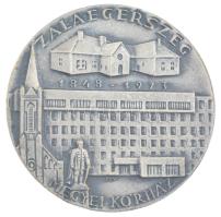 Csucs Viktória (1934-1993) 1973. Zalaegerszeg Megyei Kórház egyoldalas ezüstözött bronz emlékérem (70mm) T:1-,2