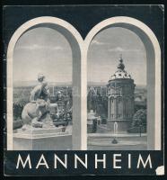 cca 1930-1938 Vegyes német utazási prospektus, 5 db:  Mannheim, Dresden, Allgäu, Rheindampfer-fahrten (Köln - Düsseldorf - Essen), Würzburg.
