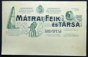 cca 1900 Számla fejléc próbanyomat / Invoce probe-druck