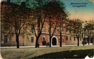 1915 Máramarossziget, Sighet, Sighetu Marmatiei; Vármegyeház / county hall (Rb)