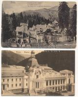 Sinaia - 2 db RÉGI város képeslap / 2 pre-1945 town-view postcards